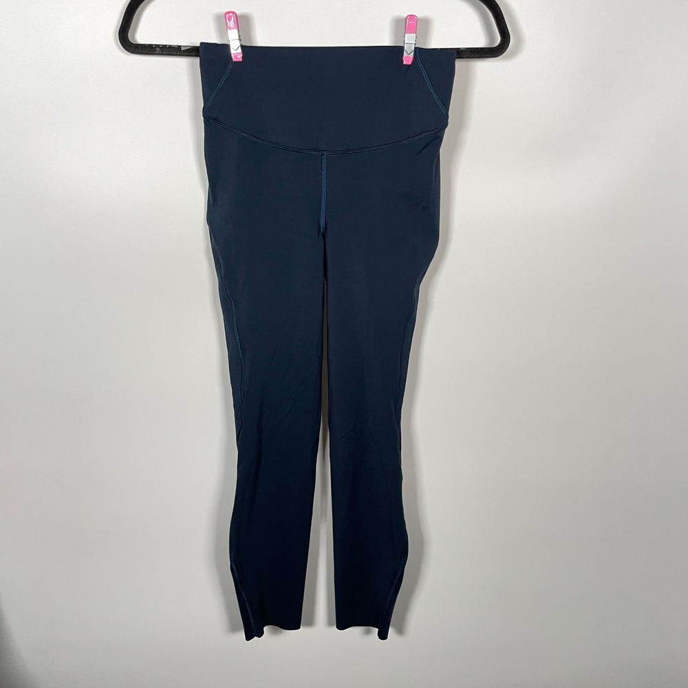 Lululemon Fast and Free High-Rise Tight 25 Nulux Navy Blue Leggings Size 4